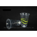 Disposable Transparent Plastic Cup of 90mm Upper Diameter